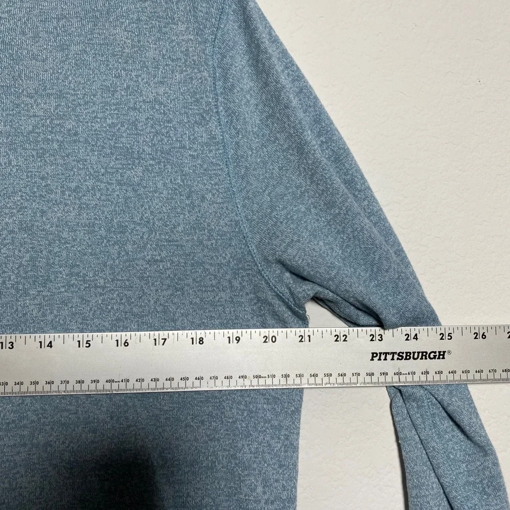 A&F Blue Long Sleeve Henley Mens Large‎ Shirt Timeless Comfort Casual Minimalist